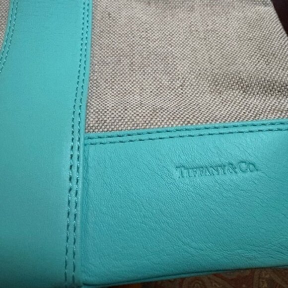 Tiffany & Co Canvas/Leather Tote - Picture 2 of 4
